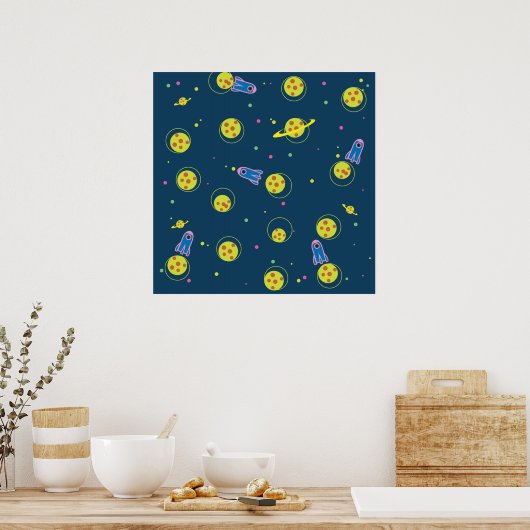 Poster Fusée (Cuisine)