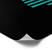 Poster fusée rayée (Coin)