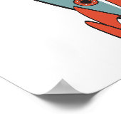 Poster fusée spatiale (Coin)