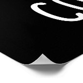 Poster Fusible de maïs Funny Confused Pun Dark BG (Coin)