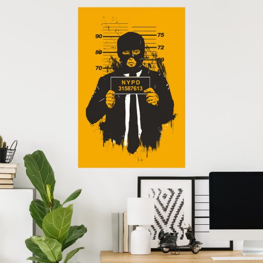 Poster fusil (Bureau à domicile)