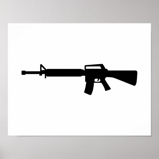 Poster Fusil M4 (Devant)