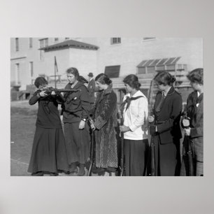 Poster Fusil Team, 1916 de filles