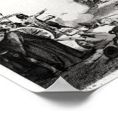 Poster Fusillade devant l'église Saint-Roch à Paris (Coin)