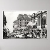 Poster Fusillade devant l'église Saint-Roch à Paris (Devant)