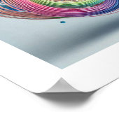 Poster Fusion Abstraite unique (Coin)