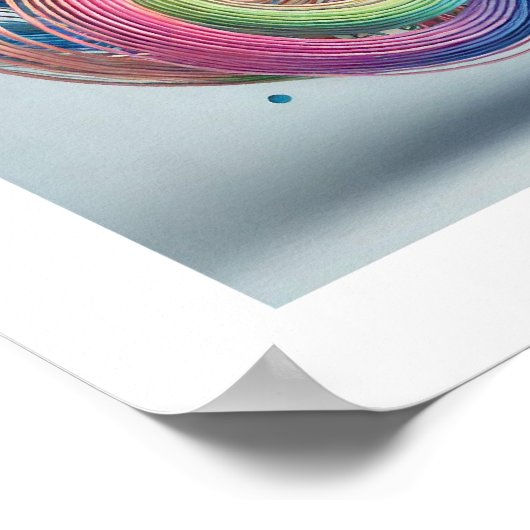 Poster Fusion Abstraite unique (Coin)