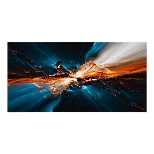 Poster Fusion Cosmique (Devant)