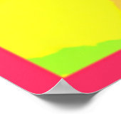 Poster Fusion d'art chromatique (Coin)