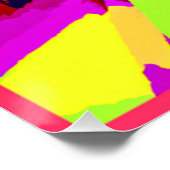 Poster Fusion d'art chromatique (Coin)