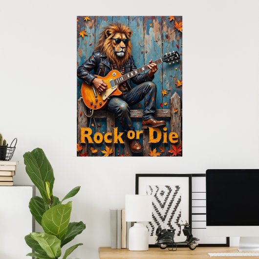 Poster Fusion d'automne : Hymne de Lion (Bureau à domicile)