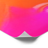 Poster Fusion de couleurs vives (Coin)