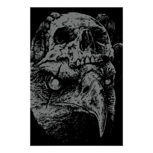 Poster Fusion de l'aigle crâne