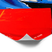 Poster Fusion de T-rex Dinosaur sauvage (Coin)