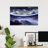 Poster Fusion Des Mondes (Bureau à domicile)