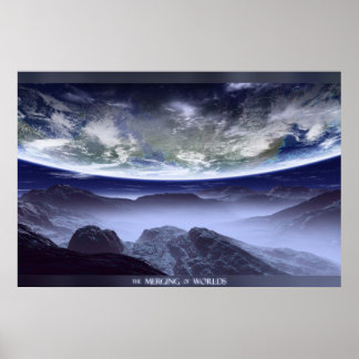 Poster Fusion Des Mondes