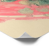 Poster Fusion Ethérée : Élégance vive (Coin)