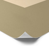 Poster Fusion géométrique dynamique - rouge, noir et beig (Coin)