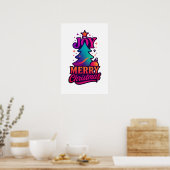 Poster Fusion rayonnante de Noël (Cuisine)