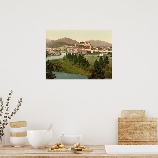 Poster Fussen, Bavière, Allemagne (Cuisine)