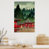 Poster Futatsu Hall Nikko Kawase Hasui (Cuisine)