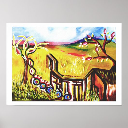 Poster Futur été dans l'art rural (Devant)