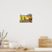 Poster Futur été dans l'art rural (Cuisine)