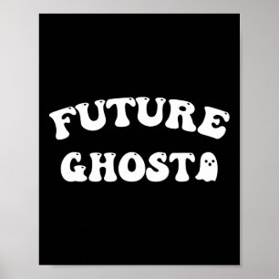 Poster Futur Fantôme Drôle Costume Halloween