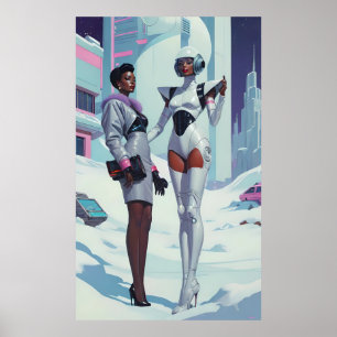 Poster Futur Fashion Forward Ken Gage Sci-Fi Glamor