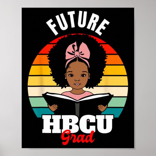 Poster Futur Hbcu Grad African Black History Mois (Devant)