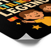 Poster Futur Légende multilingue Apprentissage des langue (Coin)