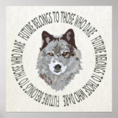 Poster futur loup qui ose (Devant)