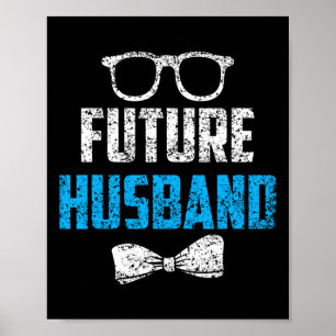 Poster Futur Mari Bachelor Parti Mariage Groom Dit