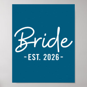 Poster Futur mariée 2026 future épouse mariée à marier