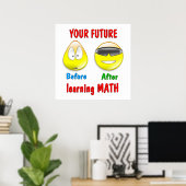 Poster Futur mathématique (Bureau à domicile)
