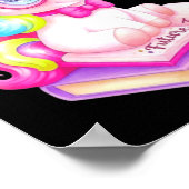Poster Futur professeur de licorne mignonne Clroom (Coin)