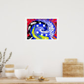 Poster Future carte de galaxie (Cuisine)