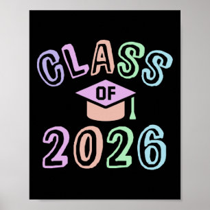 Poster Future Cl de 2026 Année de remise des diplômes 8e