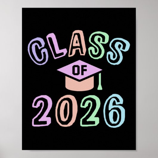 Poster Future Cl de 2026 Année de remise des diplômes 8e (Devant)