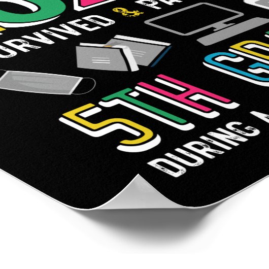 Poster Future Class of 2028 Survived & Passed 5th Grade (Coin)