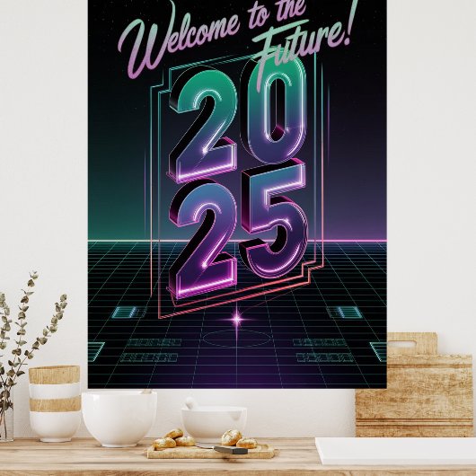 Poster Future Neon (Cuisine)
