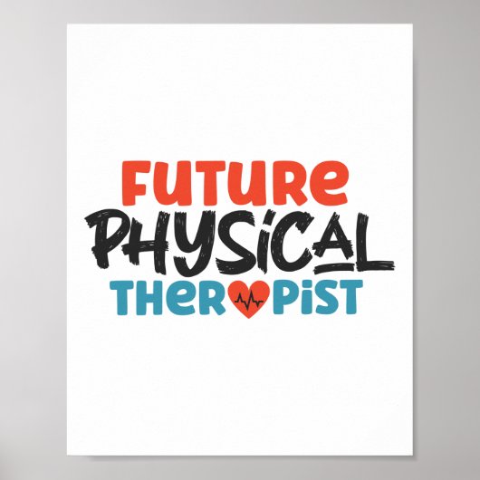 Poster Future physiothérapeute Assistant Thérapie Avenir (Devant)