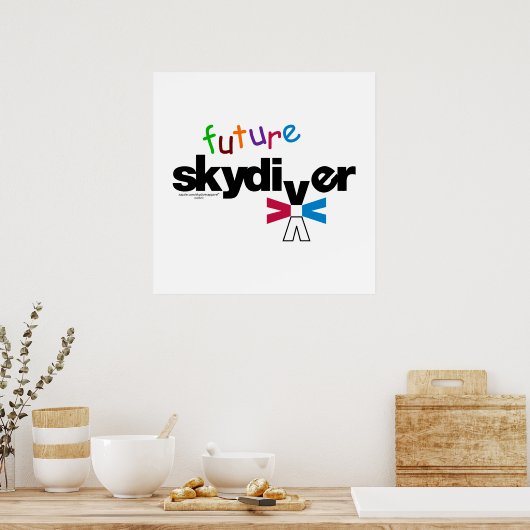 Poster Future Skydiver (Cuisine)