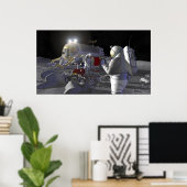 Poster Futures missions d'exploration spatiale (Bureau à domicile)