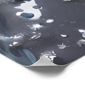 Poster Futurisme Fluide (Coin)