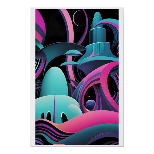 Poster Futurisme libre (Devant)