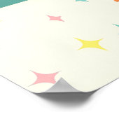 Poster Futuriste atomique Floride Espace Age Chambre Fami (Coin)