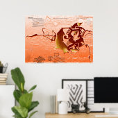 Poster Futuriste Evo Print Optimized ver. (Bureau à domicile)