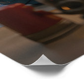 Poster Futuristic AI Robot Caregiver  (Coin)