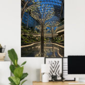 Poster Futuristic Indoor Garden Light Trees (Bureau à domicile)